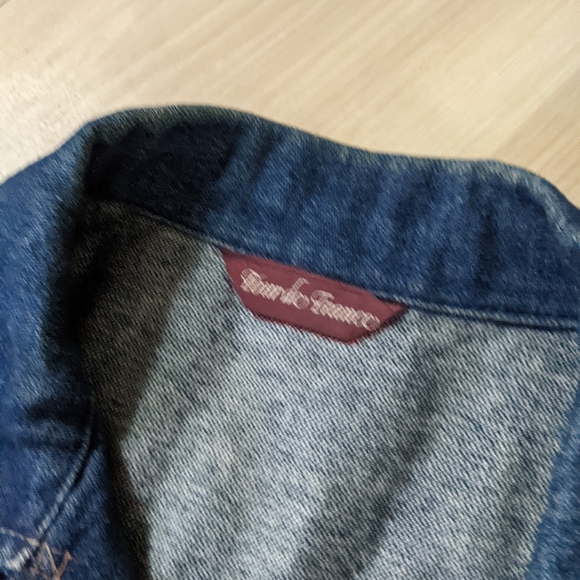 vtg 1970s retro bikers jean vest - Picture 5 of 5